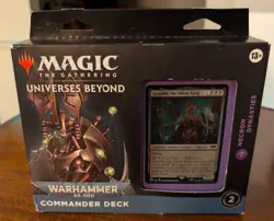 Magic The Gathering -Necron Dynasties commander deck, Sealed, Some Box Wear/Ding - Image 1