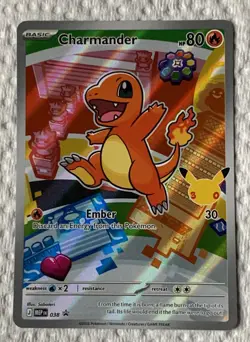 Charmander MEP 038 Pokemon First Partner Illustration Promo 30th Anniversary NM - Image 1