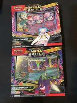 Mega Gengar ex + Mega Diancie Ex Mega Battle Decks Set of Two Sealed Pokemon TCG - Image 1