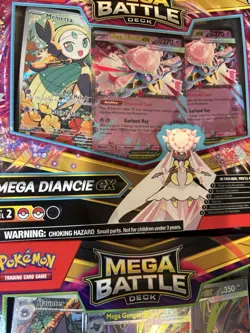 Mega Gengar ex + Mega Diancie Ex Mega Battle Decks Set of Two Sealed Pokemon TCG - Image 3