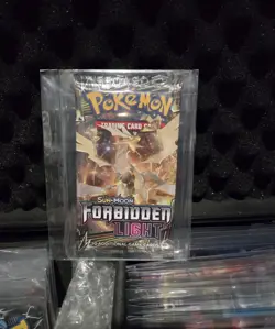 Pokemon Sun & Moon Forbidden Light Booster Pack New Sealed Unweighed - Image 1