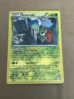 Pokemon Card Roserade 2012 15/124 Holo - Image 1