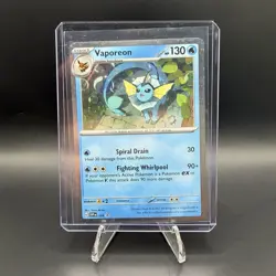 Leafeon Prismatic Evolutions Black Star Cosmos Holo Promo SVP 170 Pokemon TCG - Image 1