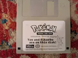 1999 Pokemon Wizards of the Coast "You and Pikachu" Sony Floppy Disk! IBM Rare! - Image 1