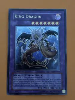 King Dragun FET-EN036 Ultimate Rare 1st Ed NM Near Mint Misprint Foil Shift - Image 3