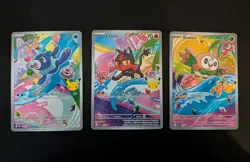 Rowlet, Litten, Popplio Pokemon First Partner Promos NM+ - Image 1