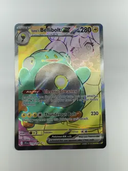 Pokemon Iono's Bellibolt EX 172/159 Sv09: Journey Together Illustration Rare Ho… - Image 1