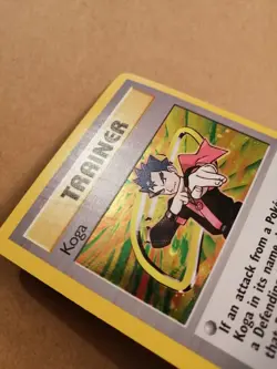 Koga (19, #019/132) - 1st Edition Holofoil OS - Gym Challenge MP Pokemon - Image 3