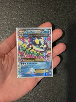 Pokemon Primal Kyogre EX XY Primal Clash Ultra Rare Full Art Holo 55/160 240HP … - Image 1