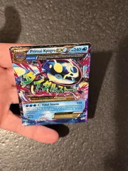 Pokemon Primal Kyogre EX XY Primal Clash Ultra Rare Full Art Holo 55/160 240HP … - Image 5