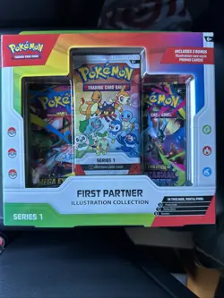 Pokemon TCG First Partner Illustration Collection Series 1 Box SEALED NEW - Image 1
