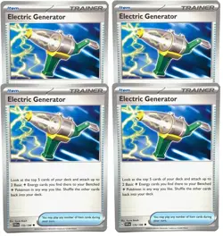 x4 Electric Generator 170/198 - Scarlet & Violet Pokemon TCG Pack Fresh - Image 1
