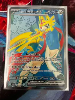 Hop's Zacian ex Ultra Rare SV09: Journey Together 176/159 NM Pokemon Card - Image 1
