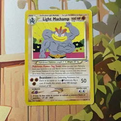Light Machamp 25/105 Rare Neo Destiny Pokemon TCG - Image 1
