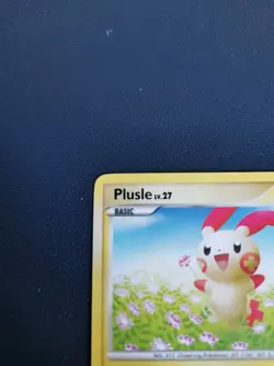 Pokemon Card Plusle 28/100 D&P Majestic Dawn Non-Holo Rare - Image 2
