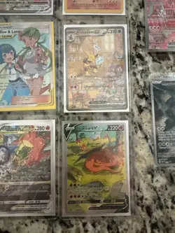 Pokemon 11 Card Lot - Dragonite V, Mew Vmax, Charizard celebrations & More - Image 5