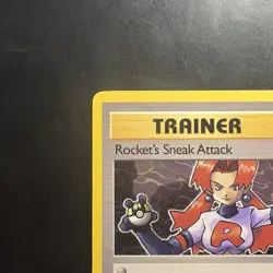 Pokemon Vintage 1st Edition Rocket’s Sneak Attack 72/82 Team Rocket WotC - Image 2