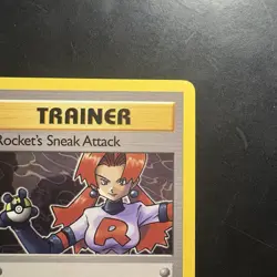 Pokemon Vintage 1st Edition Rocket’s Sneak Attack 72/82 Team Rocket WotC - Image 3