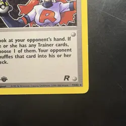 Pokemon Vintage 1st Edition Rocket’s Sneak Attack 72/82 Team Rocket WotC - Image 4