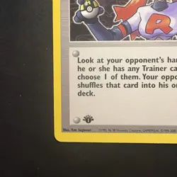 Pokemon Vintage 1st Edition Rocket’s Sneak Attack 72/82 Team Rocket WotC - Image 5