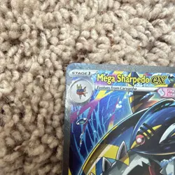 Pokemon TCG-Mega Sharpedo EX-PFL-127/094-330HP-Full Art Foil-Rare-English-2025 - Image 2