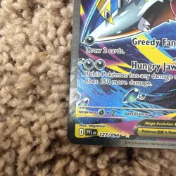 Pokemon TCG-Mega Sharpedo EX-PFL-127/094-330HP-Full Art Foil-Rare-English-2025 - Image 5