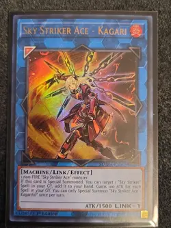 YuGiOh Sky Striker Ace - Kagari MAMA-EN005 1st Edition Ultra Rare - Image 1