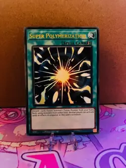 Yu-Gi-Oh! CH01-EN033 Super Polymerisation TCG Ultra Rare englisch Sammelkarten - Image 1