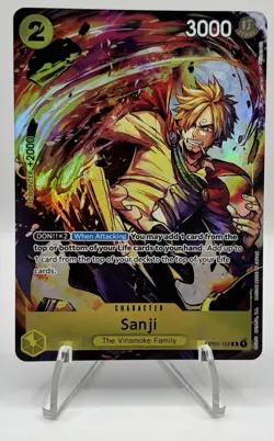One Piece CCG Sanji OP03-102 Rare - English - NM - Image 1