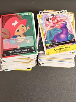 One Piece OP-08 (ENG) bulk cards (19 Rare / 96 common) Total 115 Cards - Image 3