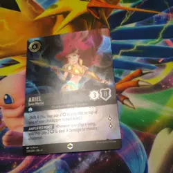 Disney Lorcana Ursula's Return Ariel Enchanted Sonic Warrior 220/204 - Image 3