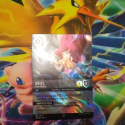 Disney Lorcana Ursula's Return Ariel Enchanted Sonic Warrior 220/204 - Image 4