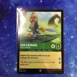 Don Karnage – Prince of Pirates 71/204 DISNEY LORCANA Into the Inklands - Image 1