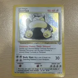 Pokemon TCG Snorlax Jungle 11/64 Holo Unlimited Holo Rare MP - Image 3