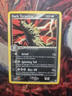 Pokemon TCG Dark Tyranitar 19/109 Team Rocket Returns Non-Holo Rare NM - Image 1