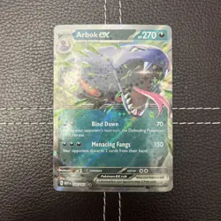 Pokemon TCG - Arbok EX - 024/165 - Scarlet & Violet: 151 - NM Double Rare - Image 1