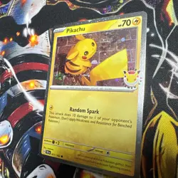 Pokemon TCG Pikachu 051/162 Stamped 2026 Pokemon Day Promo FART SWIRL 🍥 - Image 3
