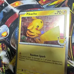 Pokemon TCG Pikachu 051/162 Stamped 2026 Pokemon Day Promo FART SWIRL 🍥 - Image 4