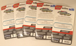 Pokemon TCG Journey Together Scraggy Yanma Checklane Blister Packs (lot of 5) - Image 2