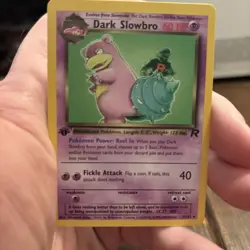 Dark Slowbro - 1st Edition -29/82 Team Rocket - WOTC - Pokemon- 2000 NM FREESHIP - Image 1