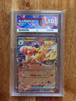 Blaziken EX Double Rare 024/159 - Pokemon SV09 Journey Together ACE 10 GEM MINT - Image 1