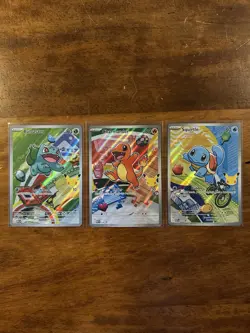 Pokemon 2026 First Partner Illustration Collection Series 1 Promo Set 37-39 NM - Image 1