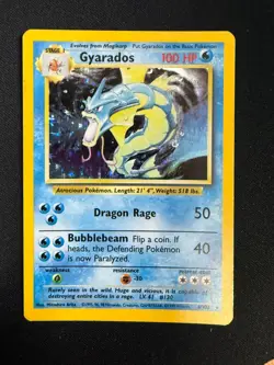 Gyarados - 6/102 - Holo Rare - Unlimited Edition Base Set (LP)#1 Pokemon - Image 1