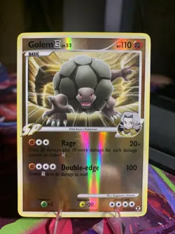 Pokemon TCG Golem 23/111 Rising Rivals Reverse Holo 2009 Vintage - Image 1