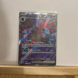 Pokemon TCG Hydreigon ex 161/086 White Flare Ultra Rare Full Art Holo NM - Image 1