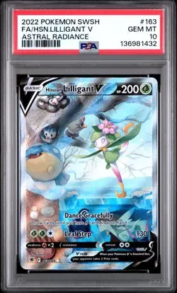 2022 Pokemon Astral Radiance Hisuian Lilligant V #163 PSA 10 GEM MINT ✨ - Image 1