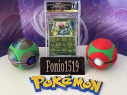 GG 10 002/165 Japanese Pokemon 151 Ivysaur Master Ball Reverse Holo SV2a 2023 - Image 1