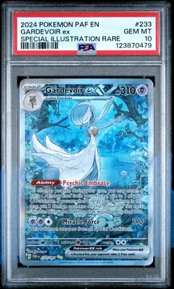Pokemon 2024 Gardevoir ex 233/091 Full Art SIR Paldean Fates GEM MINT PSA 10 - Image 1