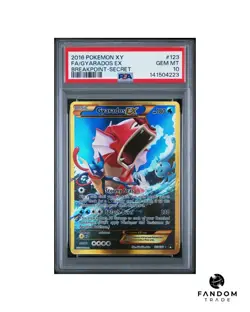 PSA 10 GEM MT Gyarados EX Secret 123/122 Pokemon XY Breakpoint Full Art - Image 1