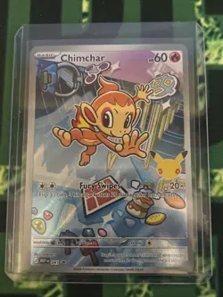 2026 Pokemon TCG 30th Anniversary First Partner Black Star Promo Chimchar 041 - Image 1